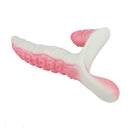 6.5in Tentacle Strap on Vibrating Dildo Natural Curved Soft Liquid Silicone
