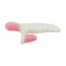 6.5in Tentacle Strap on Vibrating Dildo Natural Curved Soft Liquid Silicone