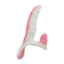 6.5in Tentacle Strap on Vibrating Dildo Natural Curved Soft Liquid Silicone