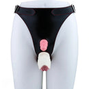 6.5in Tentacle Strap on Vibrating Dildo Natural Curved Soft Liquid Silicone