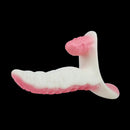 6.5in Tentacle Strap on Vibrating Dildo Natural Curved Soft Liquid Silicone