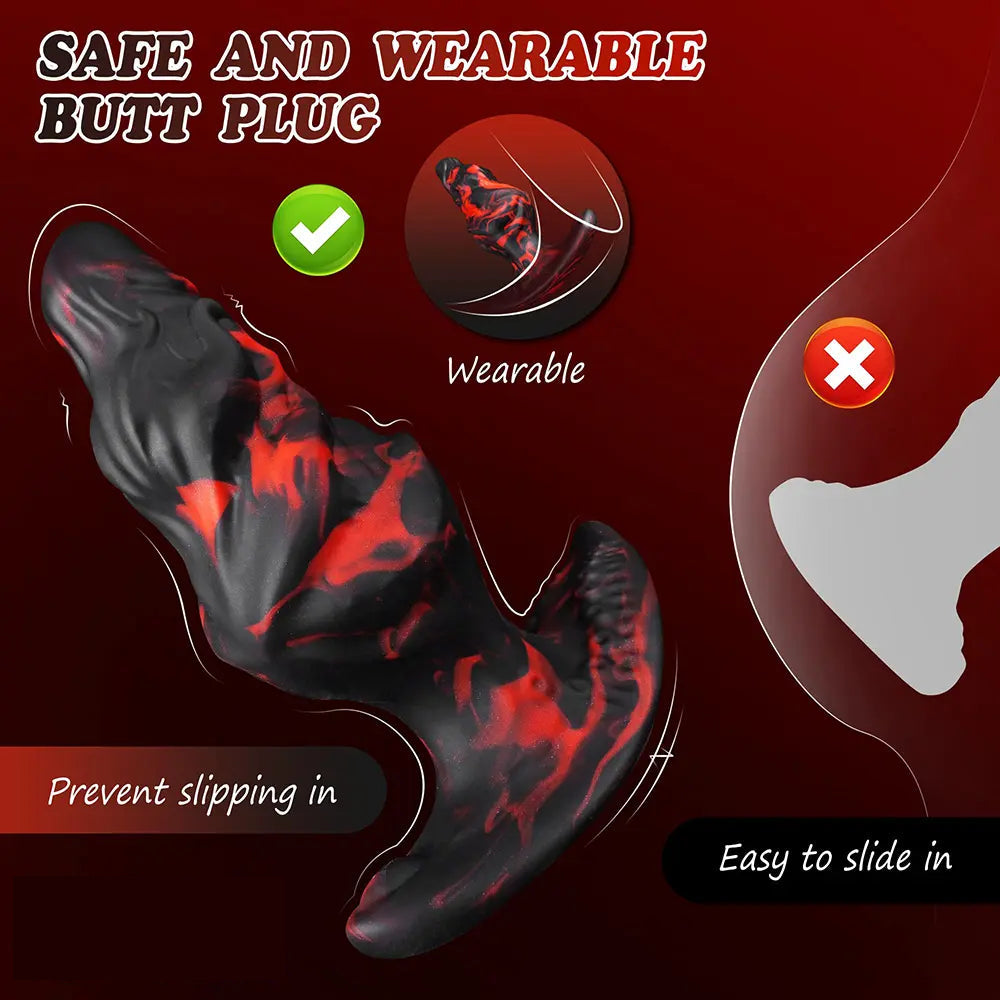 6.5in Wearable Silicone Soft Dildo For Female G-Spot Adult Product