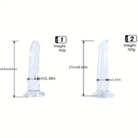 6.61in 6.69in Unisex Fantasy Dildo For G-Spot & P-Spot Stimulation
