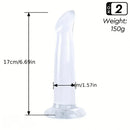 6.61in 6.69in Unisex Fantasy Dildo For G-Spot & P-Spot Stimulation