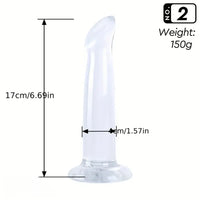 6.61in 6.69in Unisex Fantasy Dildo For G-Spot & P-Spot Stimulation