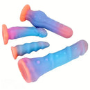 6.61in 8.17in 9.96in 12.4in Big Luminous Silicone Soft Monster Creature Dildo