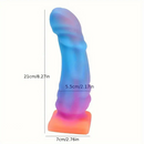 6.61in 8.17in 9.96in 12.4in Big Luminous Silicone Soft Monster Creature Dildo