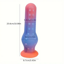 6.61in 8.17in 9.96in 12.4in Big Luminous Silicone Soft Monster Creature Dildo
