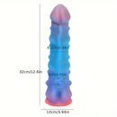 6.61in 8.17in 9.96in 12.4in Big Luminous Silicone Soft Monster Creature Dildo