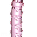 6.61in Clear Glass Adult Sex G-spot Spiked Dildo Anal Stimulation Toy