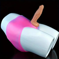 6.61in Soft Silicone Strap on Dildo Pants For Women G Spot Stimulation