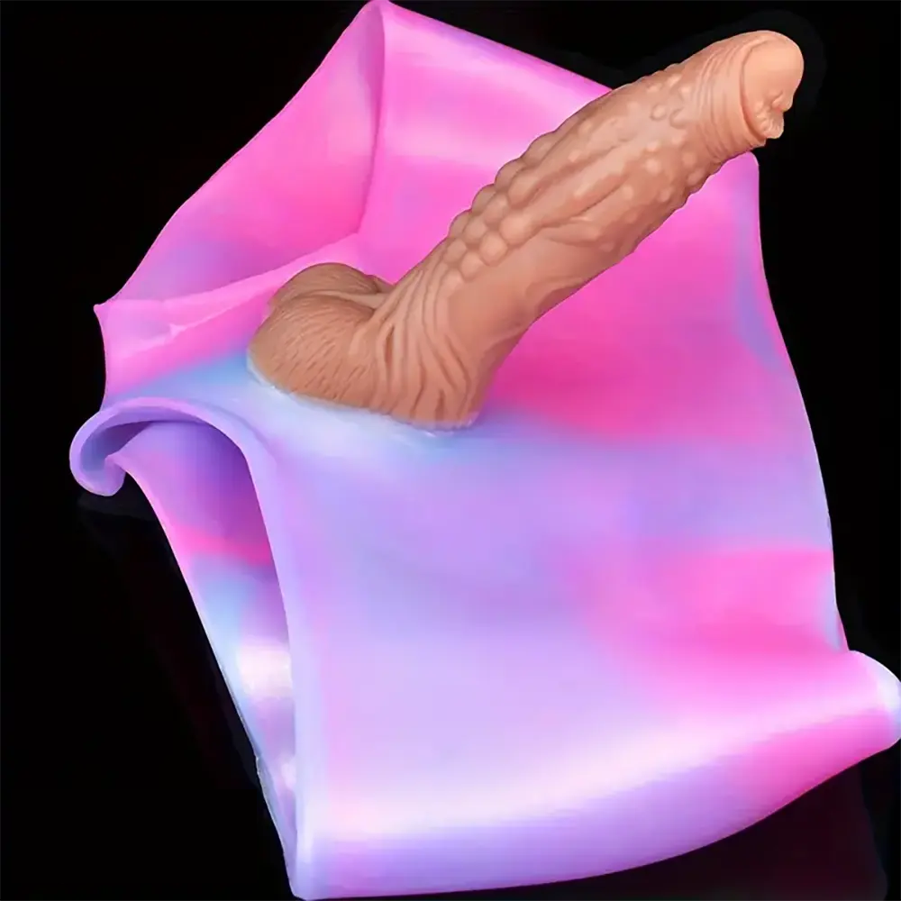 6.61in Soft Silicone Strap on Dildo Pants For Women G Spot Stimulation
