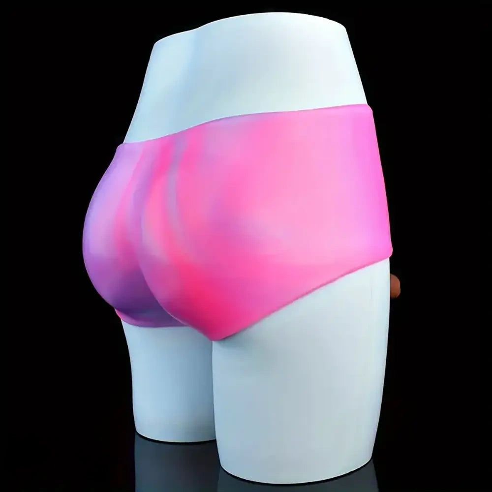 6.61in Soft Silicone Strap on Dildo Pants For Women G Spot Stimulation