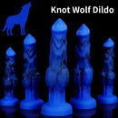 6.65in 7.63in 8.3in 9.25in 10.03in Fantasy Dog Cock Knot Dildo