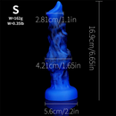 6.65in 7.63in 8.3in 9.25in 10.03in Fantasy Dog Cock Knot Dildo