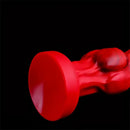 6.65in 7.63in 8.3in 9.25in 10.03in Red Black Mixed Monster Dog Knot Dildo