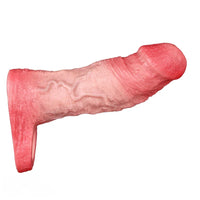 6.65in Real Lifelike Hollow Silicone Soft Dildo Penis Sleeve For Lengthened