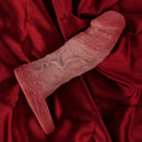 6.65in Real Lifelike Hollow Silicone Soft Dildo Penis Sleeve For Lengthened