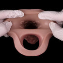 6.65in Real Lifelike Hollow Silicone Soft Dildo Penis Sleeve For Lengthened