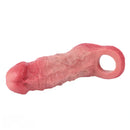 6.65in Real Lifelike Hollow Silicone Soft Dildo Penis Sleeve For Lengthened