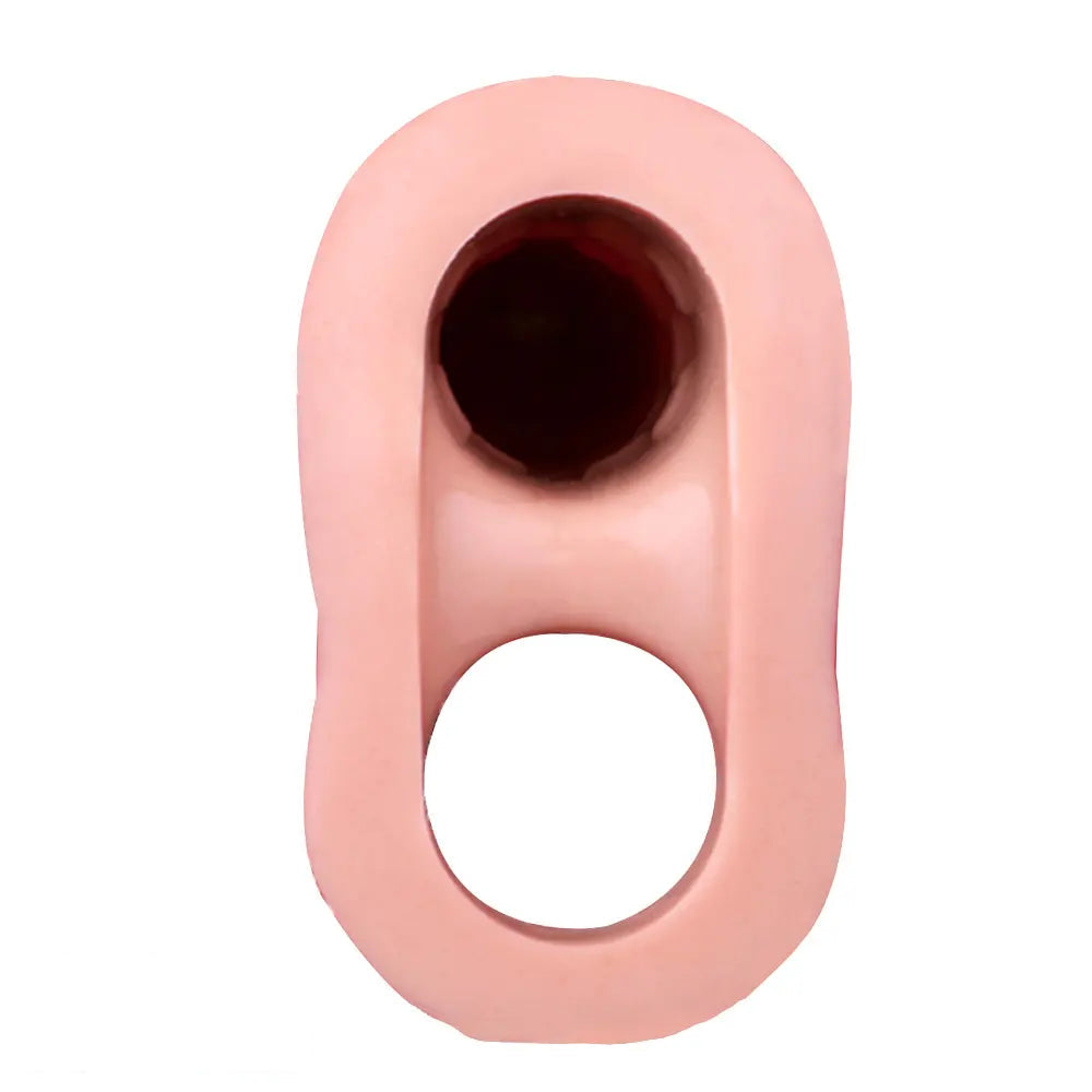 6.65in Real Lifelike Hollow Silicone Soft Dildo Penis Sleeve For Lengthened