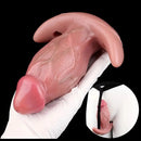 6.65in Textured Realistic Silicone Female Strap on Dildo With Strapon Belt