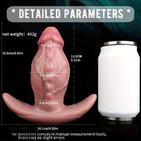 6.65in Textured Realistic Silicone Female Strap on Dildo With Strapon Belt