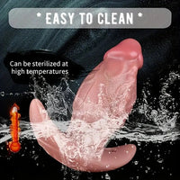 6.65in Textured Realistic Silicone Female Strap on Dildo With Strapon Belt