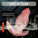 6.65in Textured Realistic Silicone Female Strap on Dildo With Strapon Belt