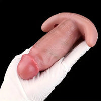 6.65in Textured Realistic Silicone Female Strap on Dildo With Strapon Belt