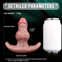 6.65in Textured Realistic Silicone Female Strap on Dildo With Strapon Belt