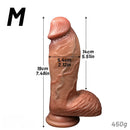 6.69in 7.48in 8.26in 9.25in Realistic Penis Strap on Thick Dildo For G-Spot