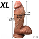 6.69in 7.48in 8.26in 9.25in Realistic Penis Strap on Thick Dildo For G-Spot