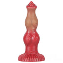 6.69in 7.48in 9.06in SML Silicone Fantasy Animal Dog Soft Cock Dildo