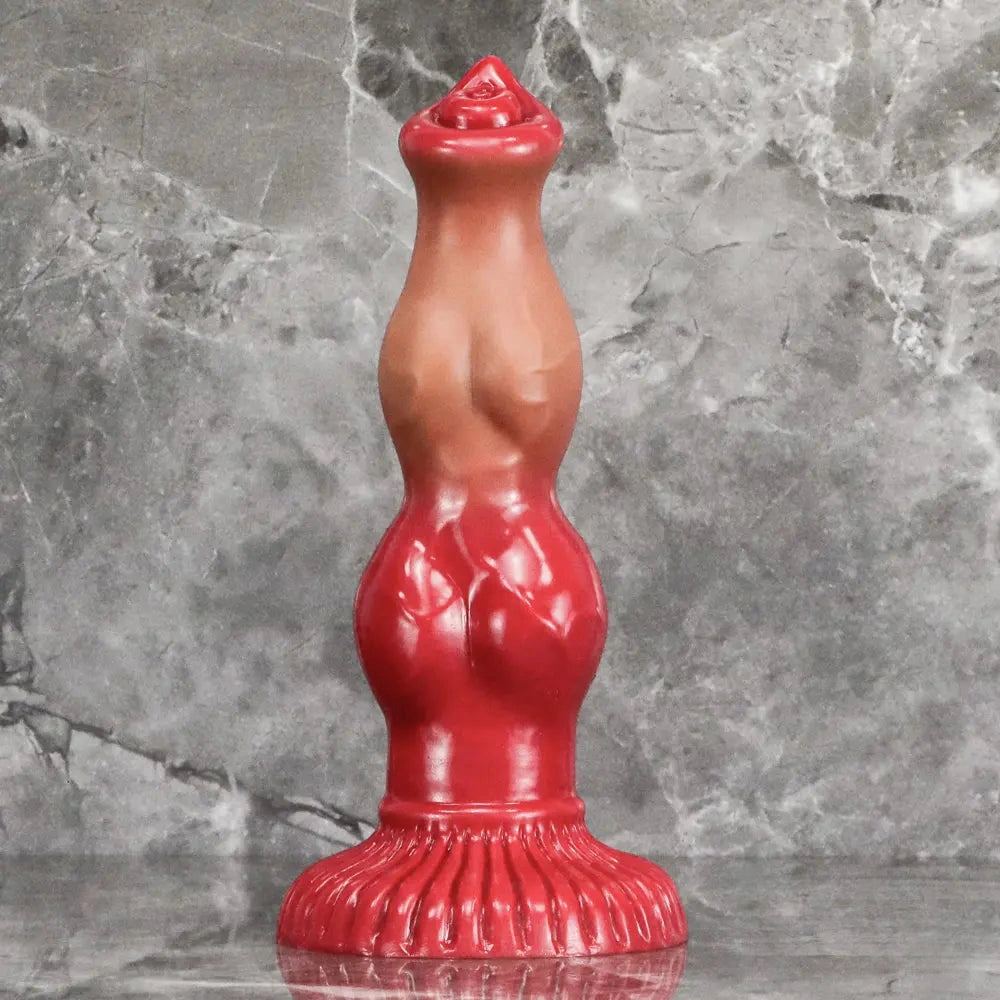 6.69in 7.48in 9.06in SML Silicone Fantasy Animal Dog Soft Cock Dildo