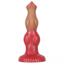 6.69in 7.48in 9.06in SML Silicone Fantasy Animal Dog Soft Cock Dildo