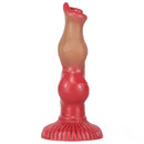 6.69in 7.48in 9.06in SML Silicone Fantasy Animal Dog Soft Cock Dildo