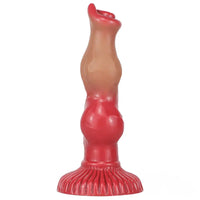 6.69in 7.48in 9.06in SML Silicone Fantasy Animal Dog Soft Cock Dildo