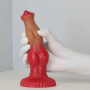 6.69in 7.48in 9.06in SML Silicone Fantasy Animal Dog Soft Cock Dildo