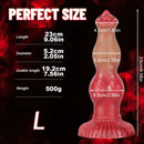 6.69in 7.48in 9.06in SML Silicone Fantasy Animal Dog Soft Cock Dildo