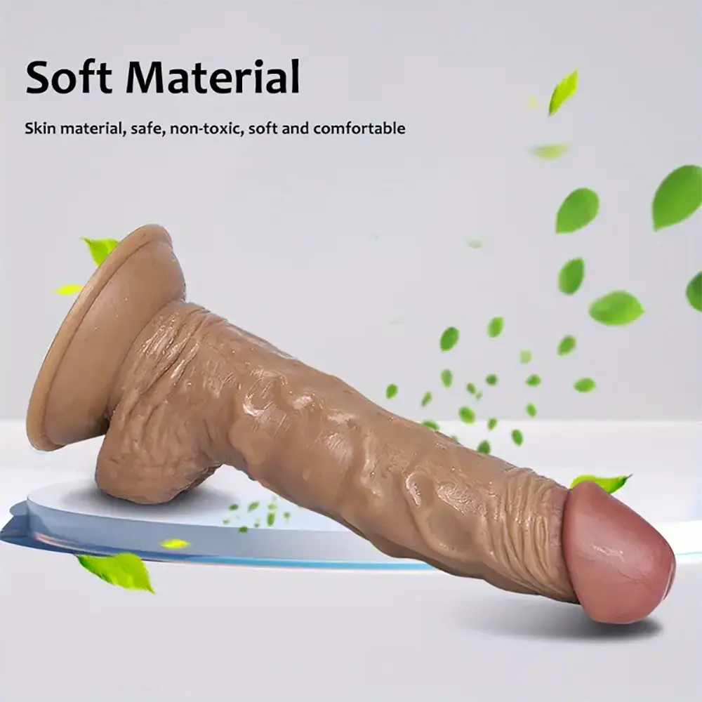 6.69in 7.67in Realistic Lifelike Suction Cup Dildo For Woman Love
