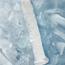 6.69in 7.68in Glass Clear Prostate Lifelike Dildo For Men Women