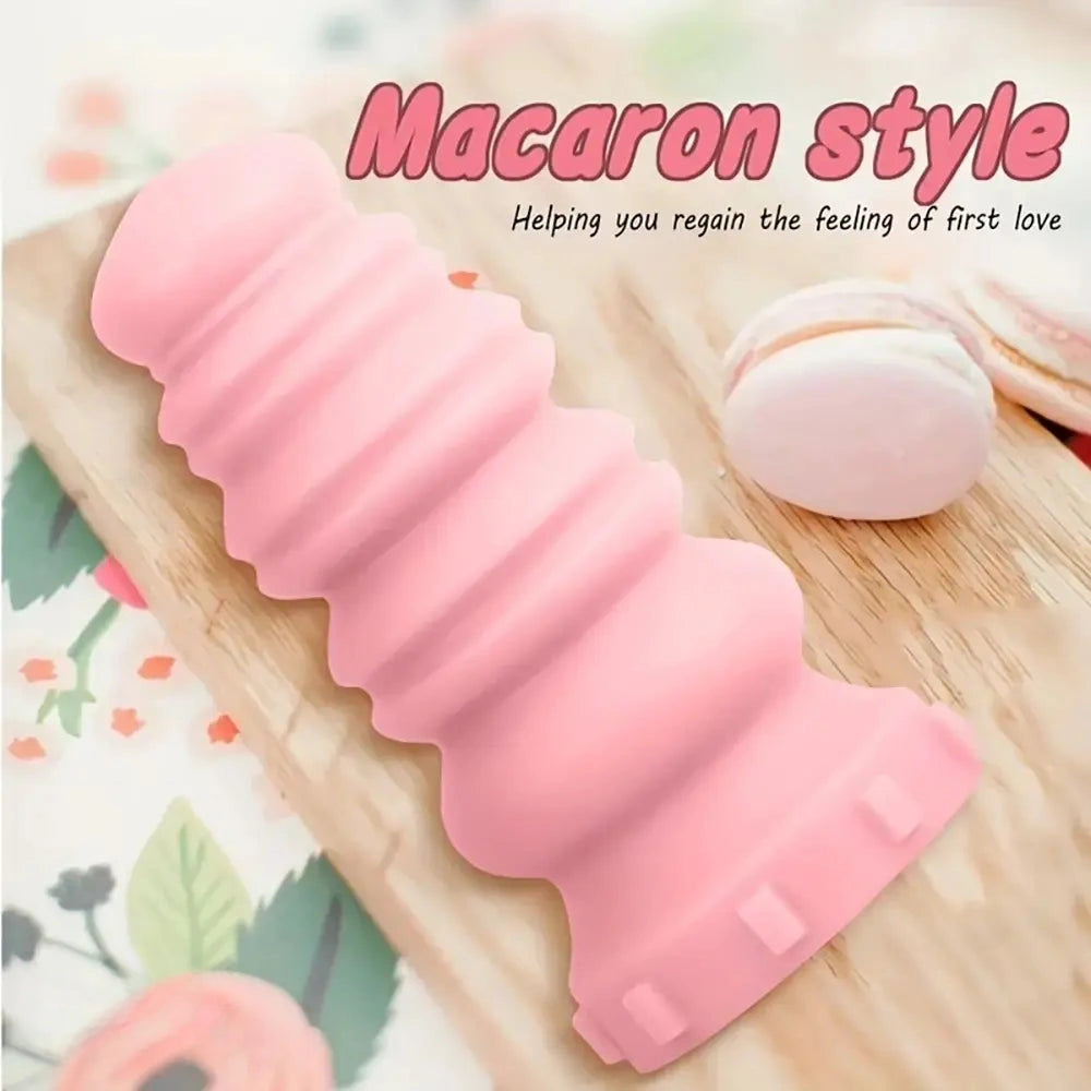 6.69in 7.87in 8.46in 9.25in 10.24in Soft Silicone Real Big Macaron Thick Dildo