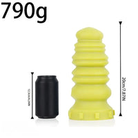 6.69in 7.87in 8.46in 9.25in 10.24in Soft Silicone Real Big Macaron Thick Dildo