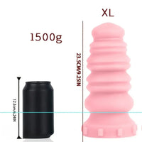 6.69in 7.87in 8.46in 9.25in 10.24in Soft Silicone Real Big Macaron Thick Dildo