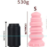 6.69in 7.87in 8.46in 9.25in 10.24in Soft Silicone Real Big Macaron Thick Dildo