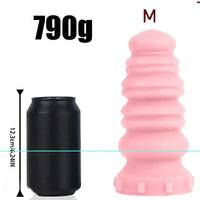 6.69in 7.87in 8.46in 9.25in 10.24in Soft Silicone Real Big Macaron Thick Dildo