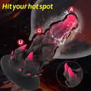 6.69in 7.87in 9.05in Fantasy Big Monster Spiked Silicone Soft Dildo