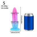 6.69in 7.87in 9.05in Fantasy Octopus Tentacle Silicone Soft Dildo