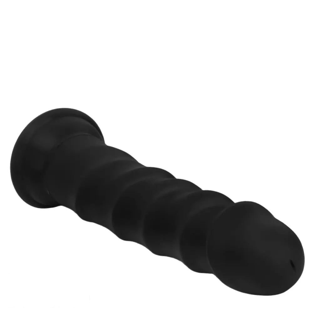6.69in 8.46in 9.84in Black Mushroom Head Silicone Soft Dildo For Love